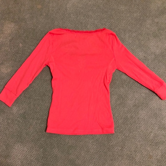 Vintage Free People 3/4 Sleeve Top - Picture 3 of 3